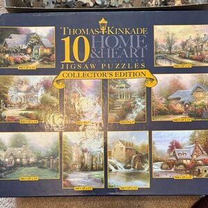 Thomas Kinkade Vibrant Jigsaw Puzzle Set